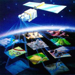 Adquisión de información topográfica y temática mediante satélites